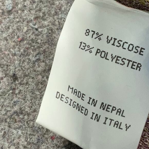 NWT Anthropologie Happy Sheep Skirt Midi Sweater Woven Animal Print Zebra Green - Picture 7 of 7